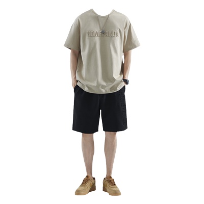 Hansca夏季套装短袖t恤男生休闲