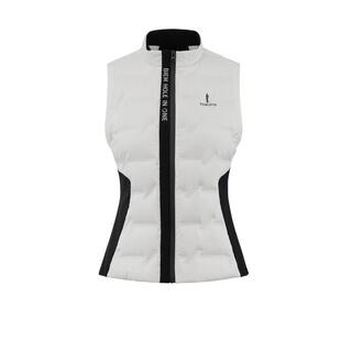 【波兰鹅绒】比音勒芬高尔夫2025秋新女时尚收身保暖羽绒背心马甲