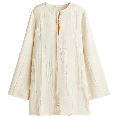 【Edition系列】HM女装连衣裙夏季新款美拉德风提花梭织裙1295997