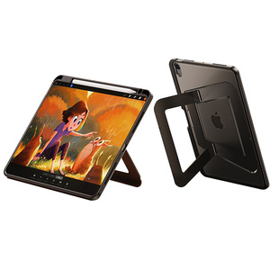 裕合联支点壳2025新款iPadair7/6保护壳适用苹果11代Pro平板保护套mini7防弯摔11寸带笔槽9亚克力10全包磨砂5