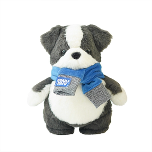 怪力大福原创可爱柔软毛绒moon牧恩小狗边牧公仔玩具玩偶生日礼物