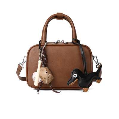 稻草人新款手提波士顿包