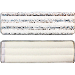 刮刮乐平板拖把替换拖布免手洗纤维粘贴式拖布头粘扣式懒人墩布头