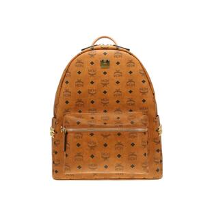 【官方正品】MCM印花STARK专柜通勤百搭大容量双肩包背包男女同款