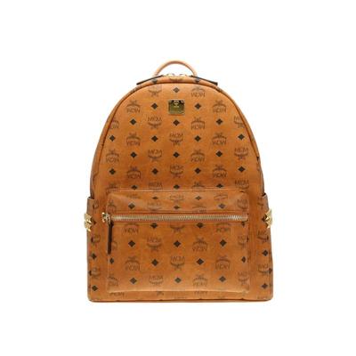 【官方正品】MCM印花STARK专柜通勤百搭大容量双肩包背包男女同款