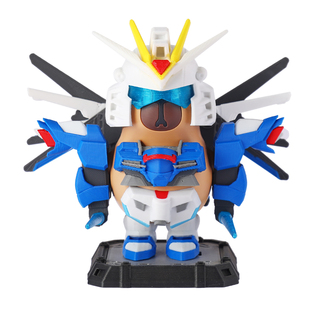 卡皮巴拉飞升自由高达机甲磁吸玩具3D打印钢铁侠摆件高达手办儿童