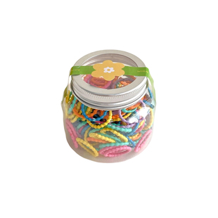 儿童皮筋不伤发宝宝拇指发圈高弹力耐用发绳女童扎发彩色头绳发饰