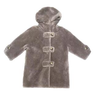 拓伴100%羊毛女童皮毛一体外套羊羔毛中大童羊剪绒毛毛皮草儿童新