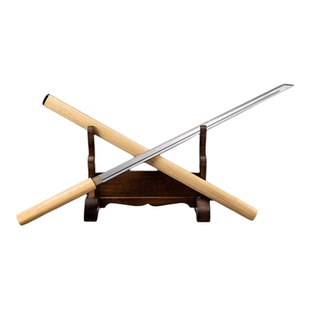 龙泉素装唐横刀宝剑棍刀直刀高性能锰钢手工摆件户外冷兵器未开刃