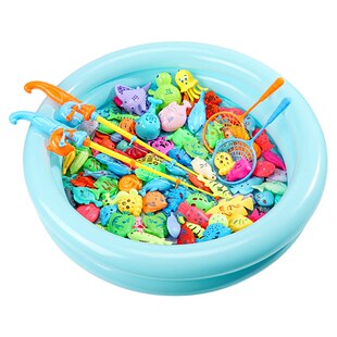 钓鱼玩具儿童1到3岁一岁半男女孩宝宝磁吸婴儿益智捞鱼戏水池礼物