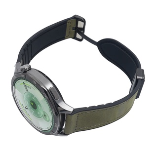 适用vivowatch5表带watch3手表带新款watchgt2疯马纹真皮iqoowatchgt智能男款vivowatch2磁吸运动硅胶女腕带