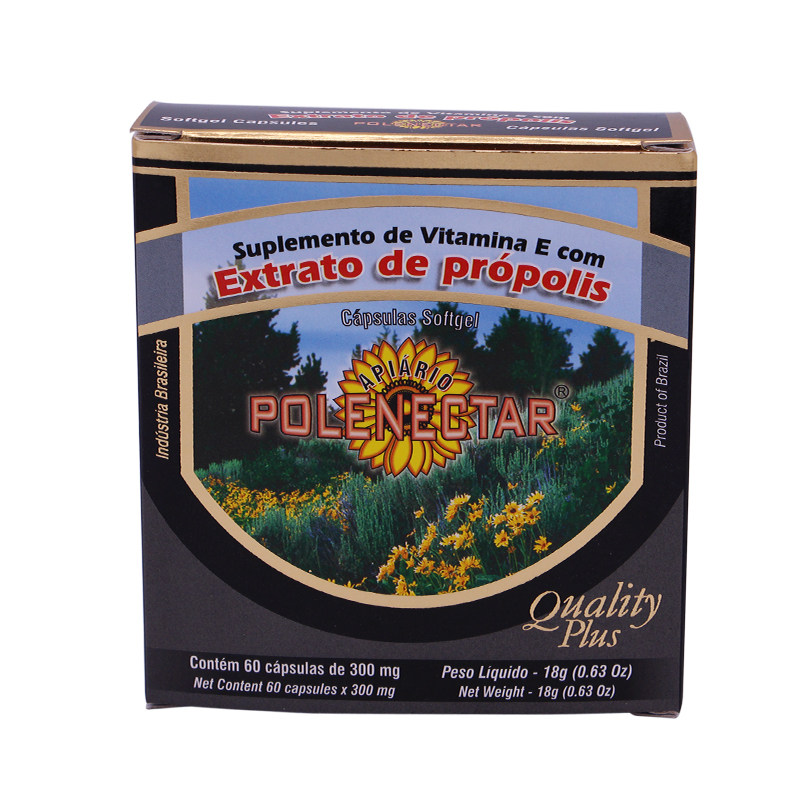 贝利美蜂胶 高端 巴西POLENECTAR绿蜂胶软胶囊 60粒 巴西原装进口