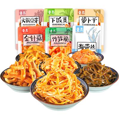 香与麻辣下饭菜袋装开味金针菇