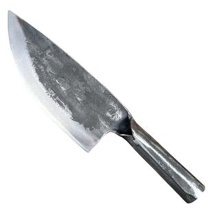 猪肉刀轴承钢手工一体锻打剔骨分割肉片刀切菜剥皮刮毛刀老式菜刀
