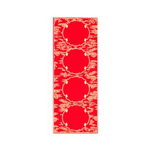 2026年新款蜡染挥春四字小对联专用纸儿童手写加厚空白书法红纸小张自写春联红色洒金宣纸万年红迷你四言珲春