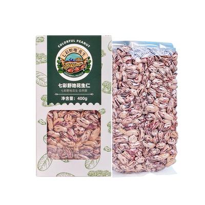 七彩野地生花生米新货精选400克