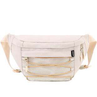 AORDA  甜酷斜挎包女夏休闲单肩包新款腰包潮ins饺子包红色胸包男