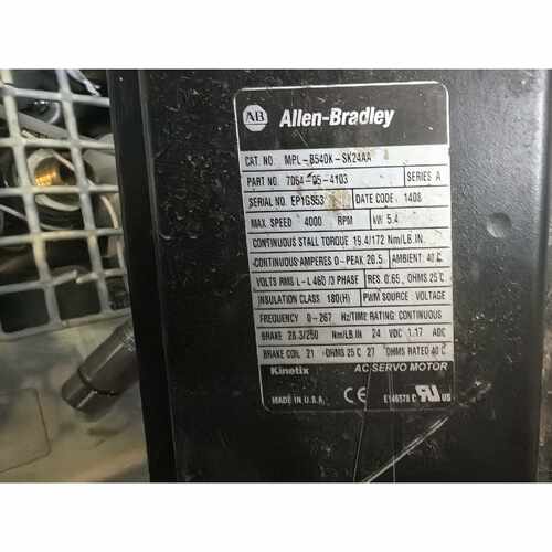 询价-AllenBradley伺服电机MPLB540KSK可维修
