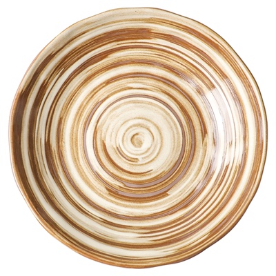 日式复古粗陶盘子菜盘深盘家用