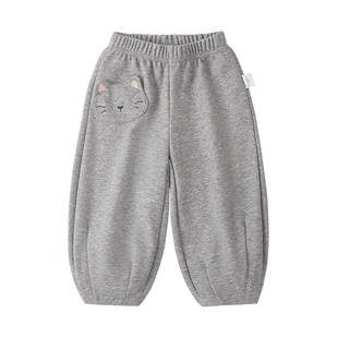 [7A抗菌]儿童裤子宝宝长裤冬装男小童冬季卫裤女童休闲裤2025新款