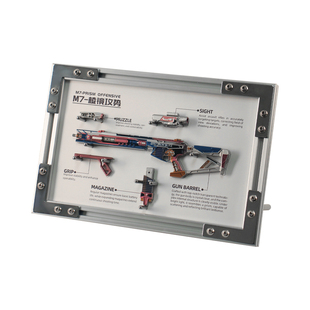 [高档相框]三角洲行动M7战斗步枪棱镜攻势S2沁虹凝晶金属模型周边