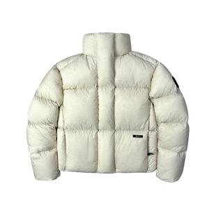 君羽800蓬鹅绒羽绒服女短款冬季加厚时尚立领面包鹅绒服女短款