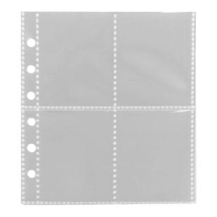 A7方形6孔透明活页替芯2/3/4寸照片小马宝莉明信片1格2格4格内页