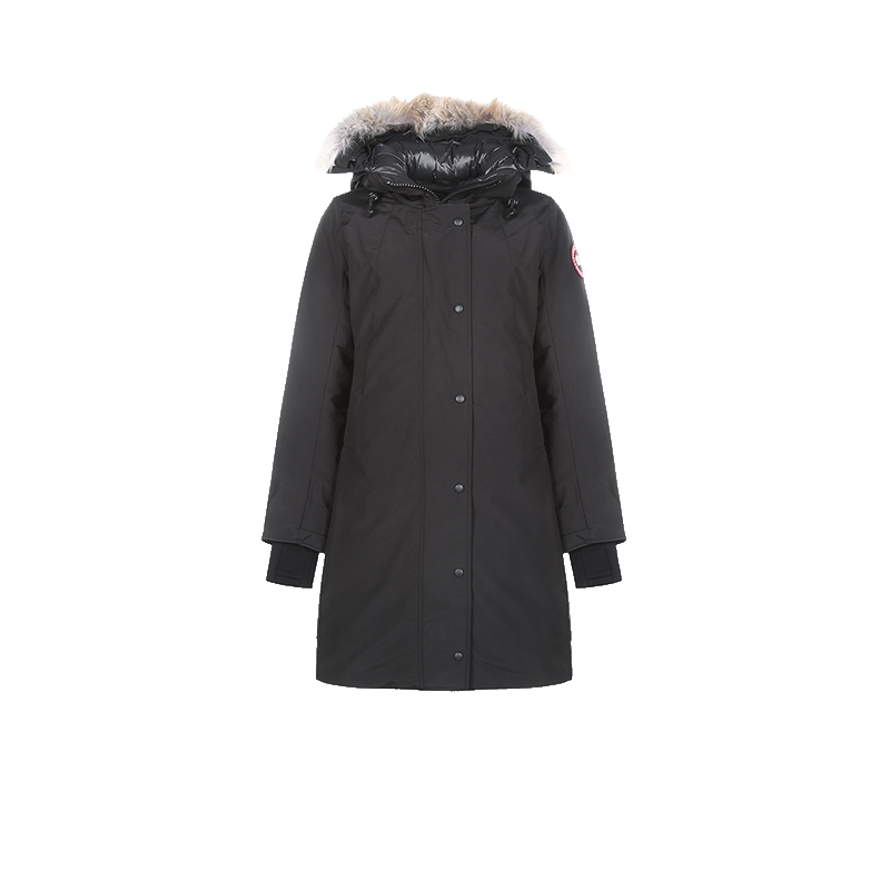 加拿大鹅修身版派克大衣羽绒服