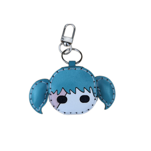 sallyface 游戏周边 手工真皮大头挂件钥匙扣