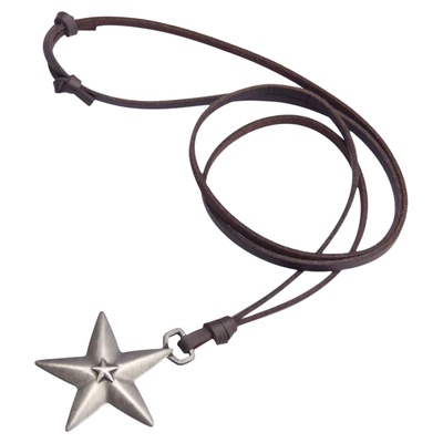 collision欧美星星情侣项链可调