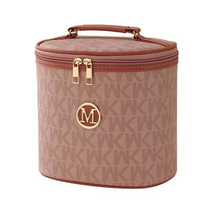 圆筒式化妆包女便携大容量2025新款化妆品护肤收纳包箱立体高级感