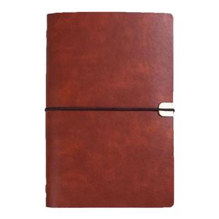 a6复古活页本软皮面TN手账本便携日记本加厚A5笔记本子随手记备忘录绑带记事绘画可拆卸内芯礼盒套装定制logo