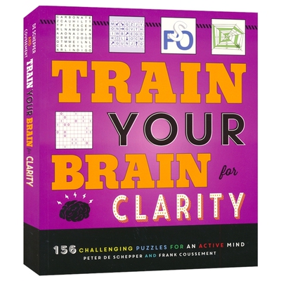 Train Your Brain for Clarity 训练大脑清晰度 益智活动 字谜数独迷宫视觉谜题 逻辑推理 空间创造性思维 英文原版进口儿童图书