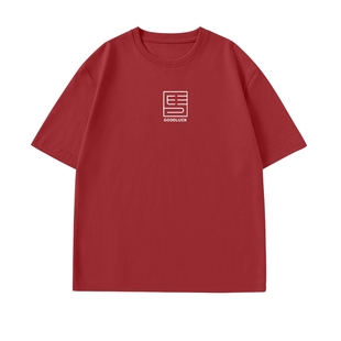 班尼路马年本命年短袖t恤男夏红色纯棉上衣男款2026新年打底衫LF
