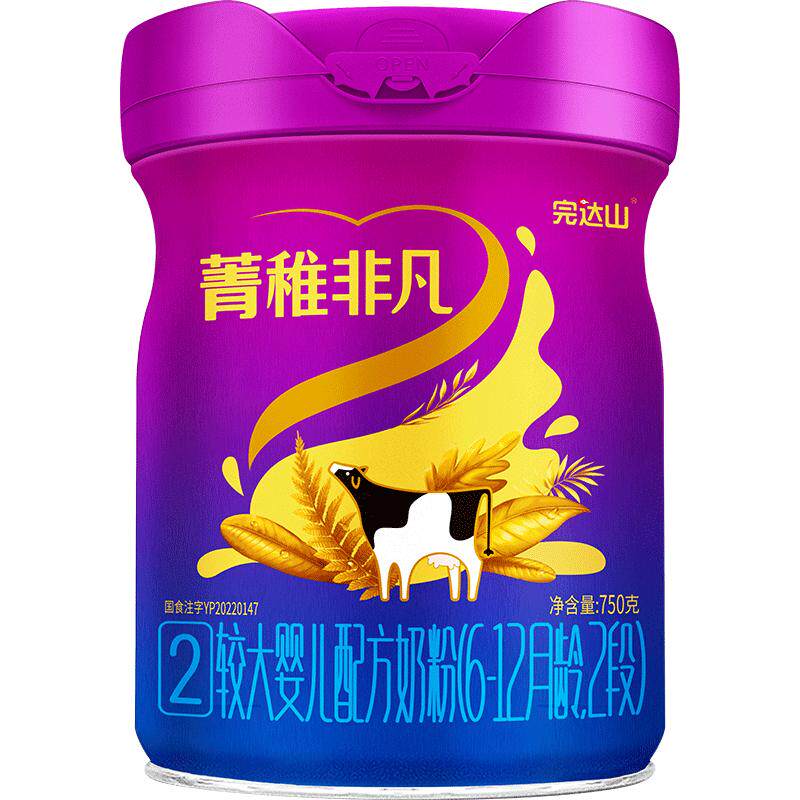 买6发12完达山菁稚非凡2段750g