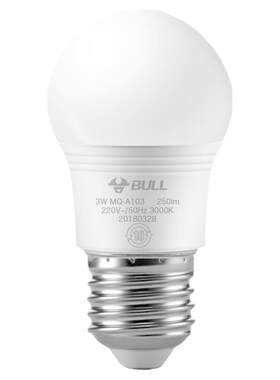公牛灯泡暖白光led家用