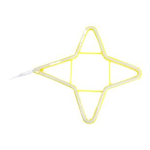 led五角星雪花灯街道物业户外防水亮化灯挂树彩灯节日装饰灯树木