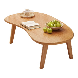 可折叠床上小桌子笔记本电脑桌学生学习写字桌宝宝阅读书桌客厅卧室飘窗桌坐地炕桌卧室实木办公桌床头小桌板