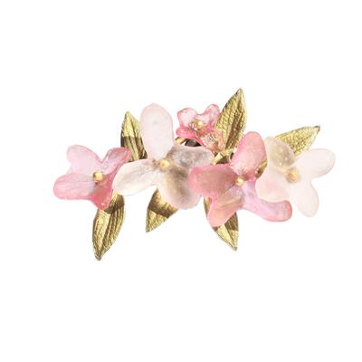 Michaelmicha高档绣球花胸针