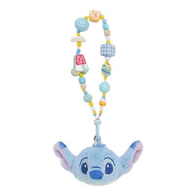 迪士尼正版potdemiel蜂蜜罐史迪奇手机链毛绒挂绳件可爱手腕公仔