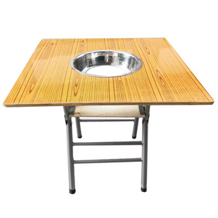 卡磁炉用桌收折脚架地摊火锅桌液化气用收叠串串桌气电两用外摆桌