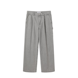 mocuishle（MCSL）「麦浪」工装水洗长裤 Wide Chino Pants