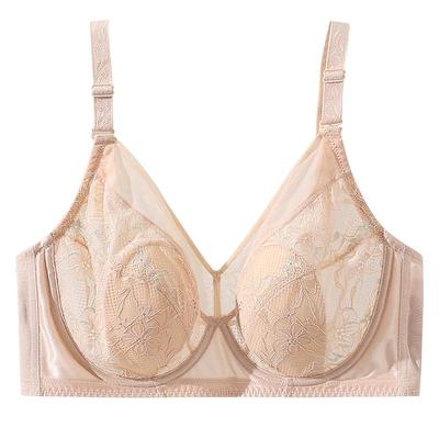 大码超薄款聚拢防下垂软钢圈文胸