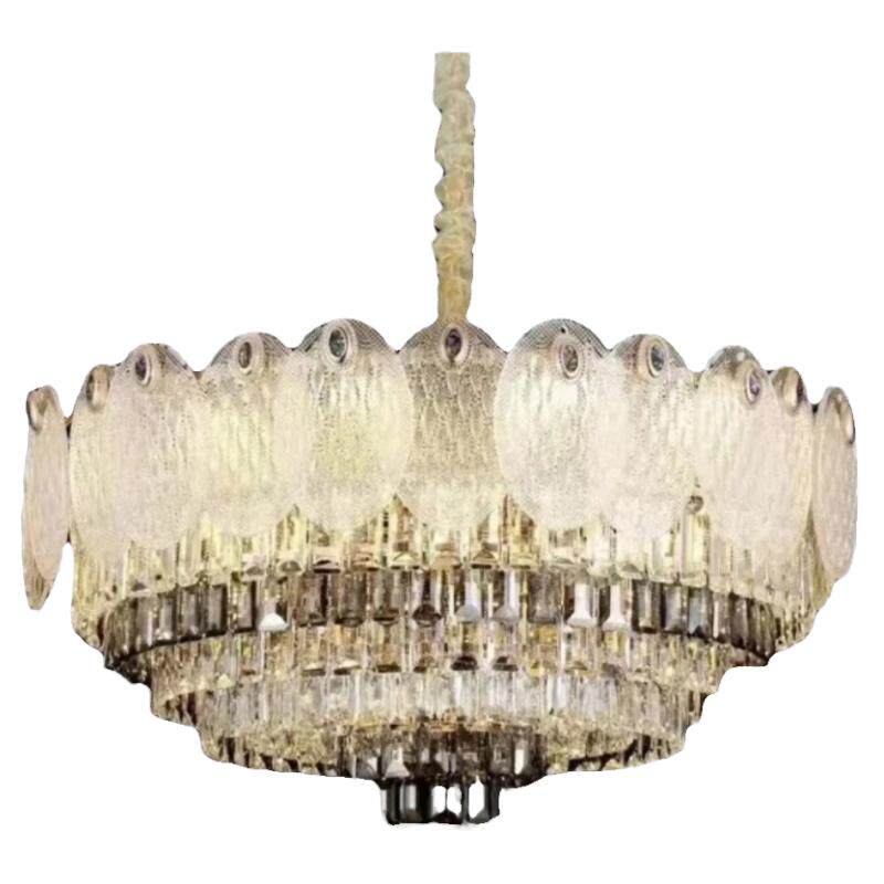 新款法式欧美轻奢大气水晶客厅灯客厅吊灯