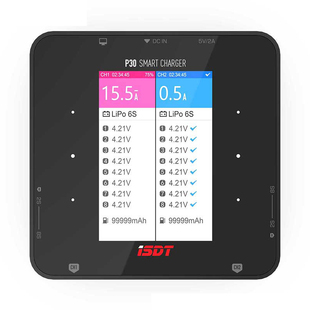 ISDT艾斯特P30 P20 智能平衡充电器 双路 500w 20A 1500w 30A