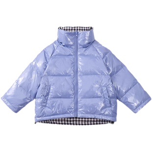 胖胖象儿童3防羽绒服【断码清仓】秋冬季男童女童双面穿外套上衣