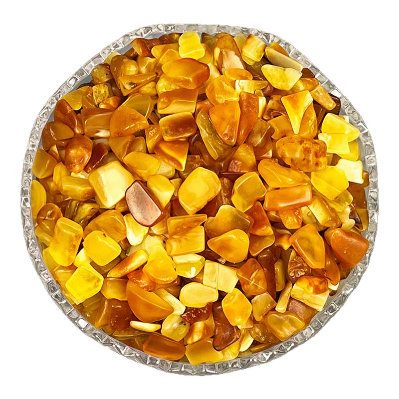 天然蜜蜡琥珀原石金珀血泊原矿碎料七宝石供曼扎装藏用品装枕头料
