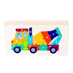 木制儿童拼图换衣拼拼乐换装早教拼图益智玩具立体智力拼图拼版V