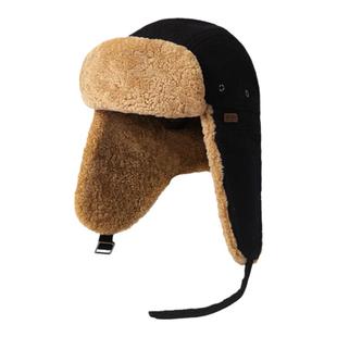 mrduck雷锋帽2025冬季男女新款日本进口防水防雪Melton护耳飞行帽