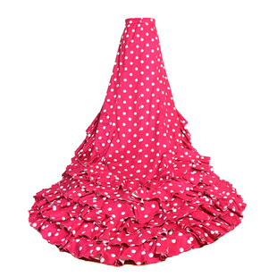 订做舞蹈服Flamengo弗拉门戈长尾裙BATA演出服西班牙舞服CWQ46